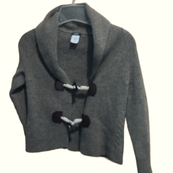 J. Crew Sweaters - J crew Lamb's Wool / Cashmere Blend Toggle Closure Cardigan